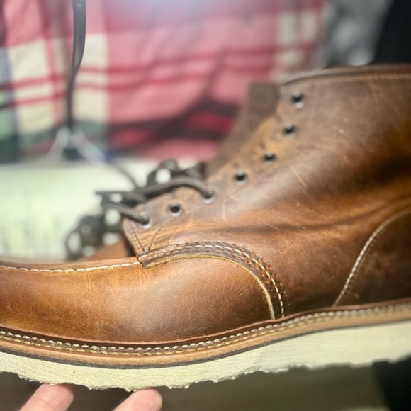 Copper rough&tough 1907 Moctoe boots. New with box red wing - Picture 8 of 13